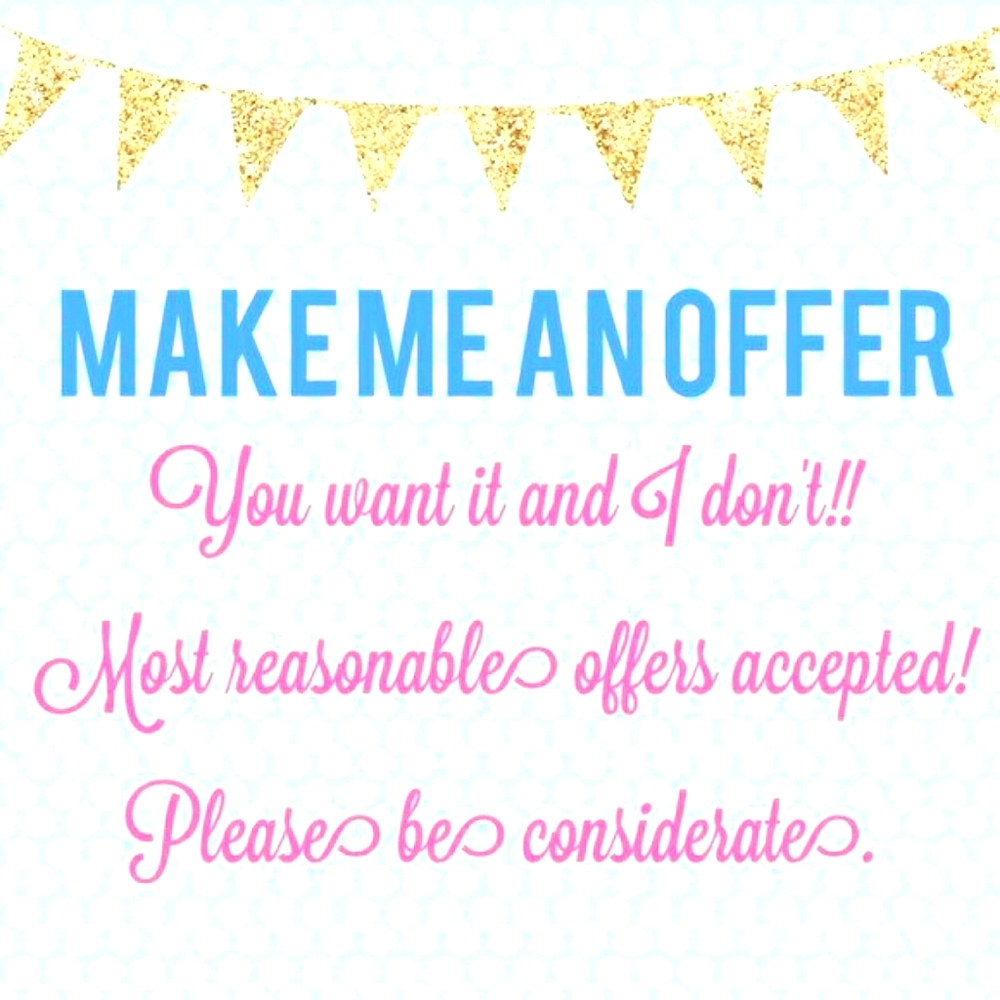 An offer suggestion.